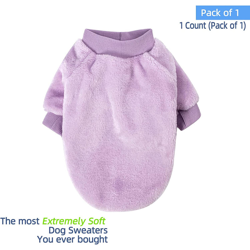 Dog Sweater, Dog Clothes, Dog Coat, Dog Jacket For Small Or Medium Dogs, Ultra Soft And Warm Cat Sweaters-Paw Print Pad