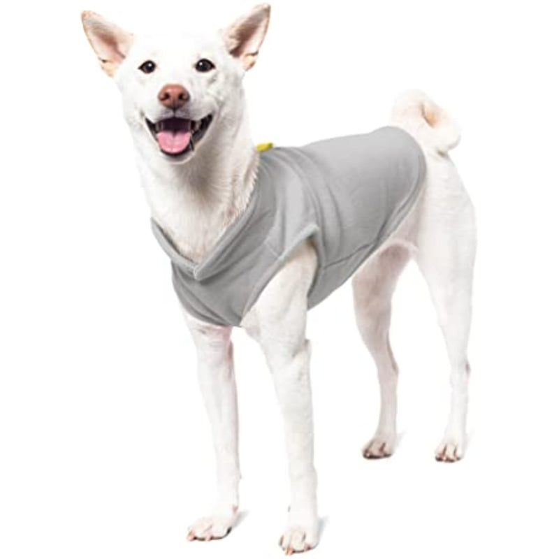 Fleece Vest Dog Sweater Warm Pullover Fleece Dog Jacket-Paw Print Pad