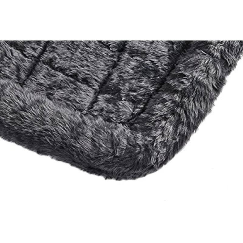 Ultra soft Synthetic Fur Bed For Dogs And Cat-Paw Print Pad