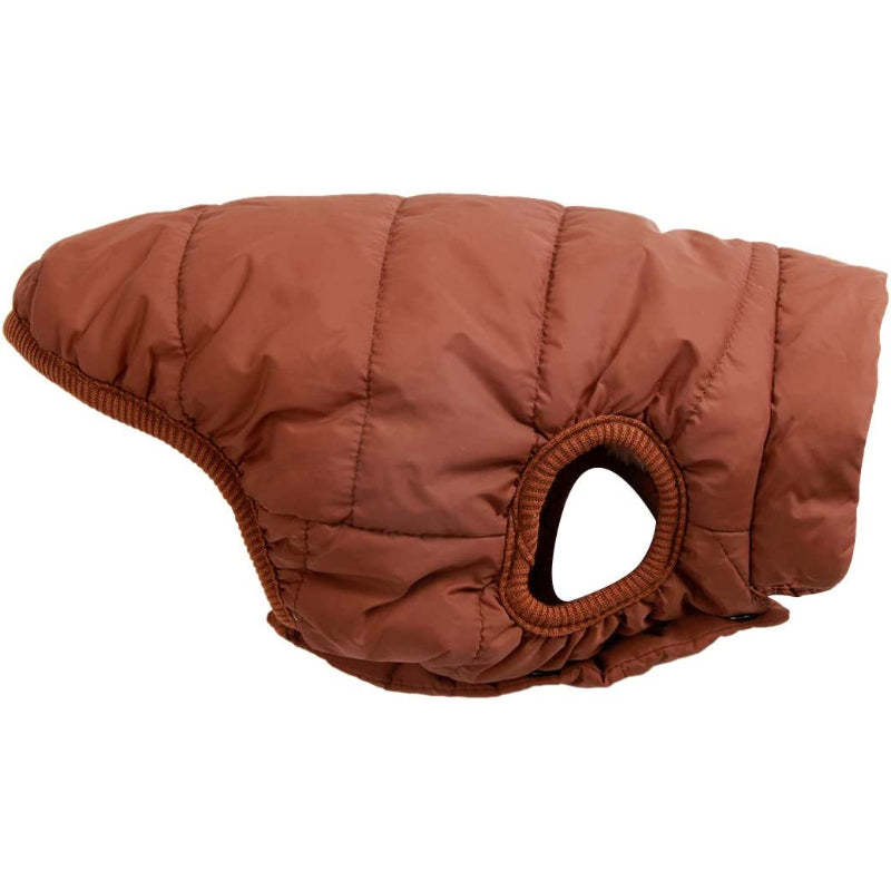 2 Layers Fleece Lined Warm Dog Jacket For Puppy Winter Cold Weather,Soft Windproof Small Dog Coat-Paw Print Pad