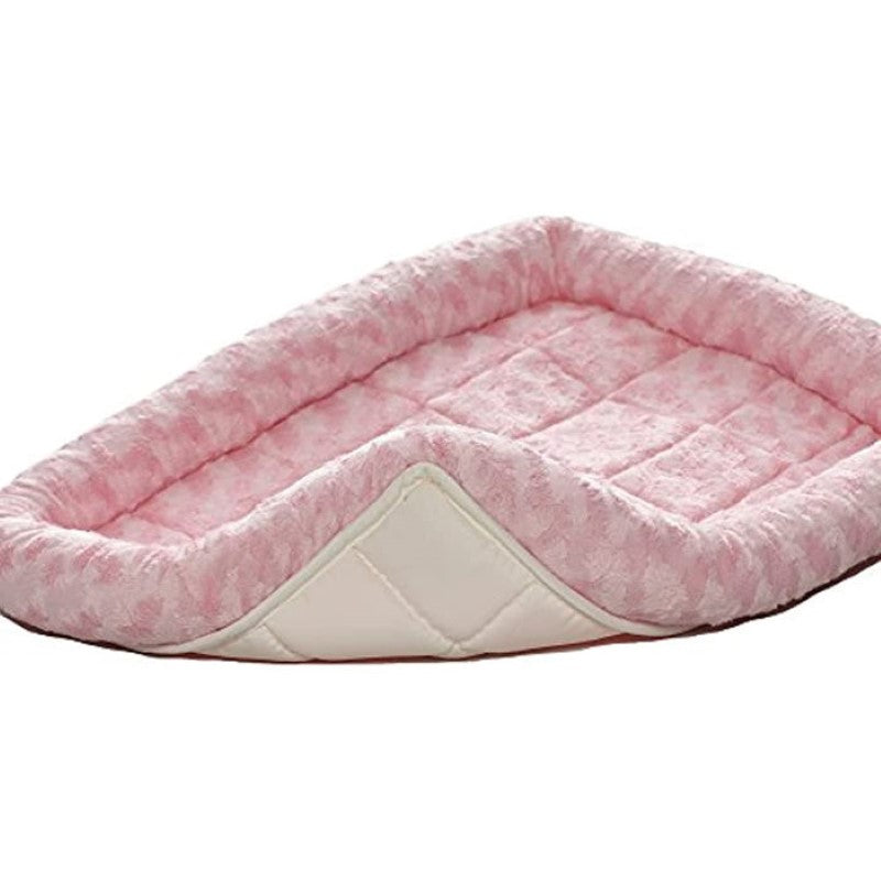 Ultra soft Synthetic Fur Bed For Dogs And Cat-Paw Print Pad