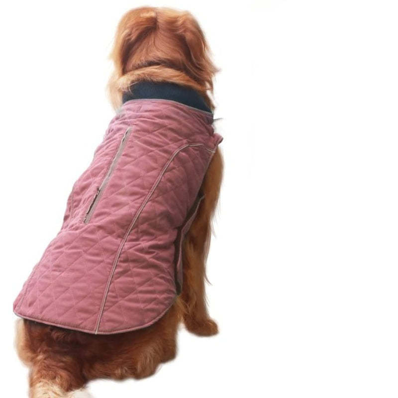 Dog Jacket For Winter With Stylish Vest Design For Small To Large Dogs-Paw Print Pad