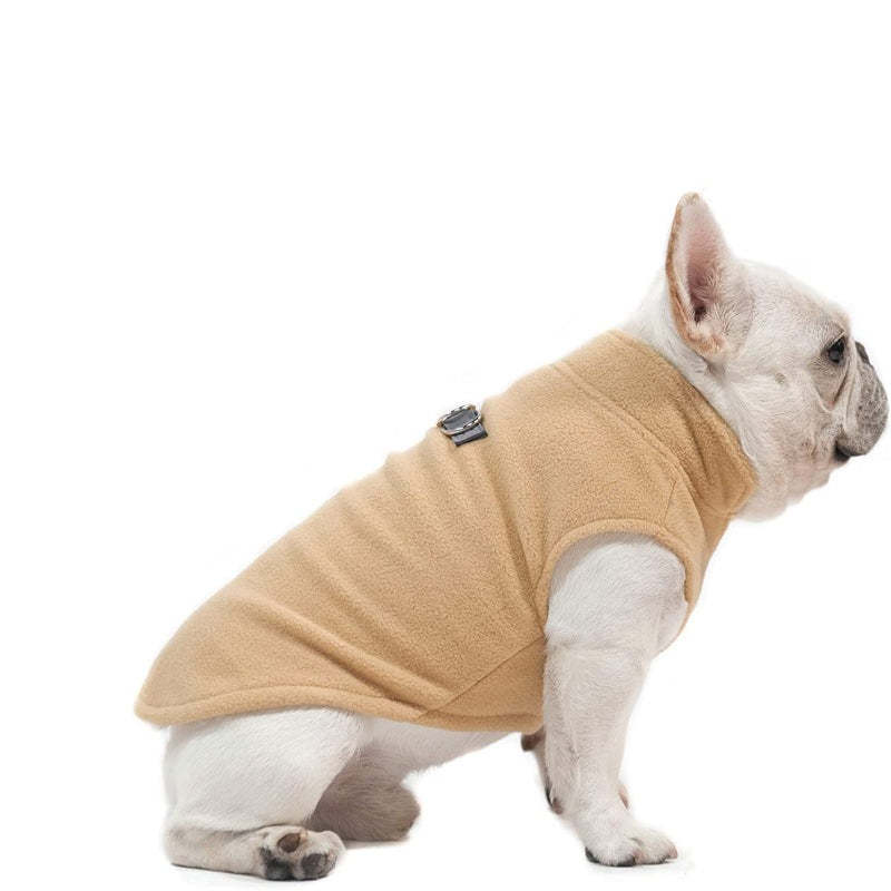 Dog Fleece Vest Sweater Winter Jacket For Small And Medium Dogs-Paw Print Pad