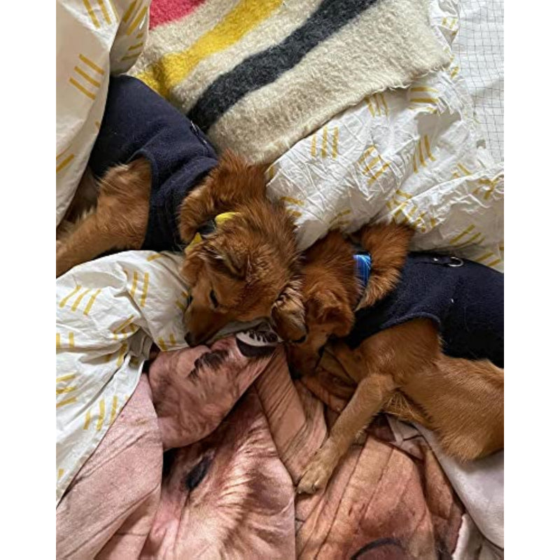 Fleece Vest Dog Sweater Fleece Dog Jacket With Cold Weather Clothes-Paw Print Pad