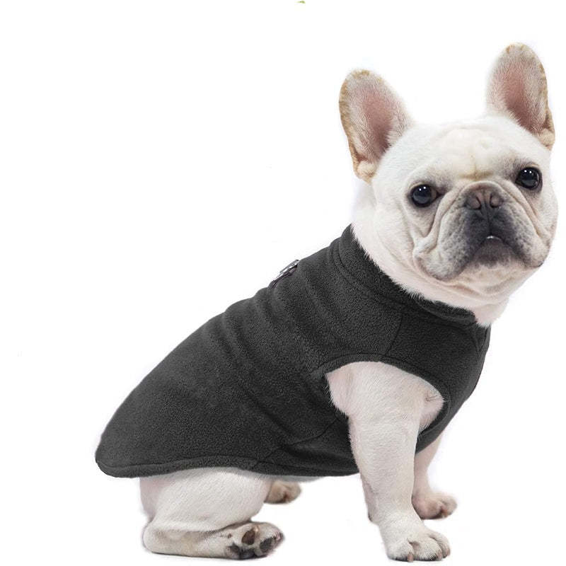 Dog Fleece Vest Sweater Winter Jacket For Small And Medium Dogs-Paw Print Pad
