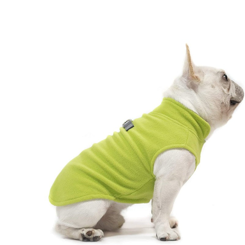 Dog Fleece Vest Sweater Winter Jacket For Small And Medium Dogs-Paw Print Pad