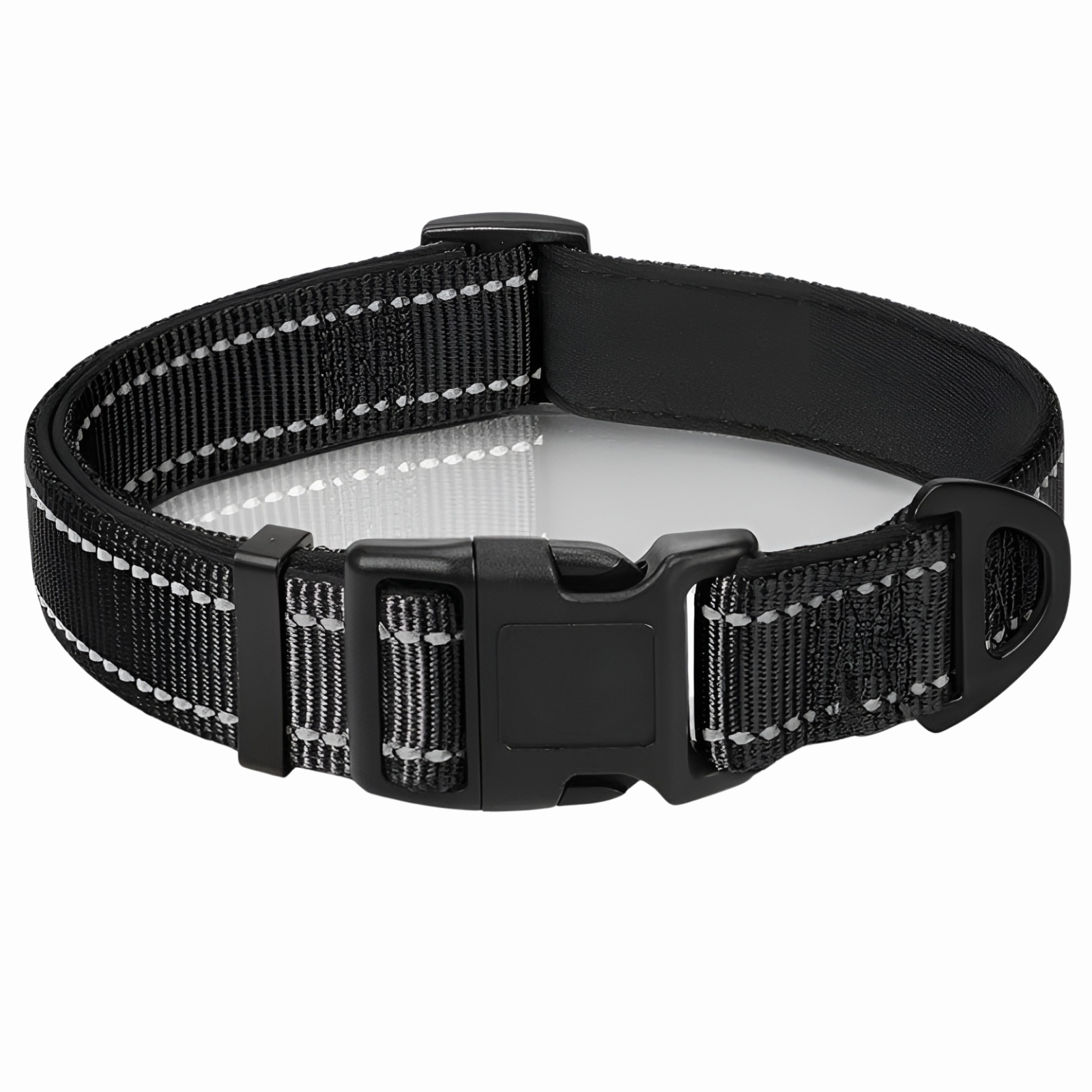 Neoprene Padded Nylon Reflective Dog Collar