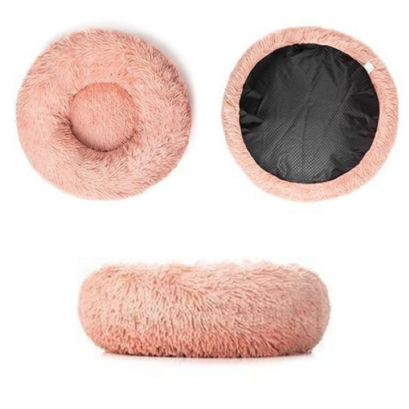 Plush Dogs And Cats Pet Bed-Paw Print Pad