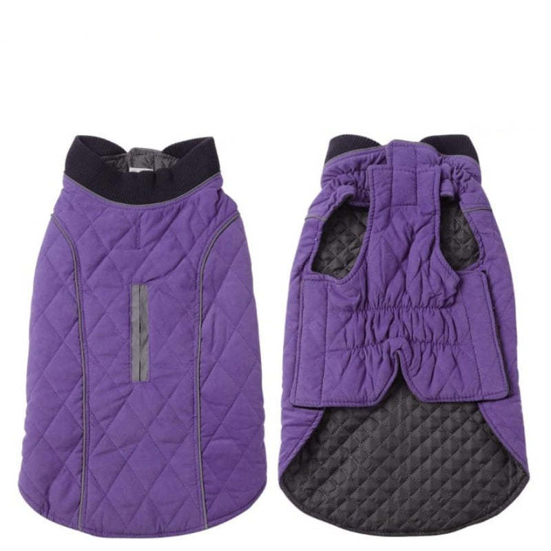 Dog Jacket For Winter With Stylish Vest Design For Small To Large Dogs-Paw Print Pad