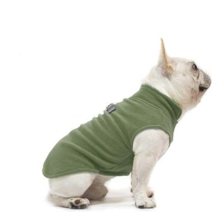 Dog Fleece Vest Sweater Winter Jacket For Small And Medium Dogs-Paw Print Pad