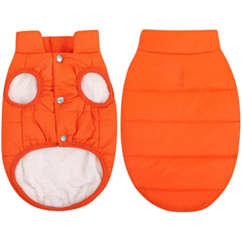 Windproof Dog Winter Coat Waterproof Dog Jacket Warm Dog-Paw Print Pad