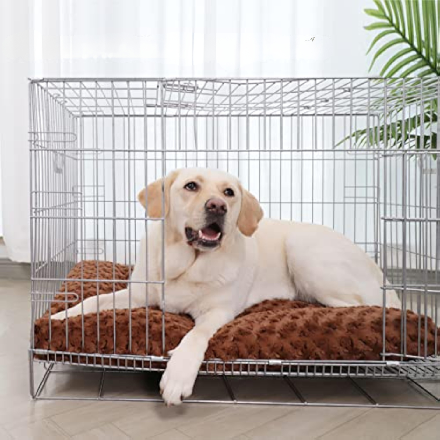 Washable Deluxe Slip Resistant Pet Bed-Paw Print Pad