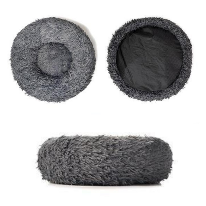 Plush Dogs And Cats Pet Bed-Paw Print Pad