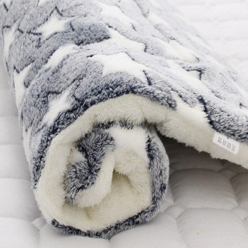Pet Cushion Blanket For Dogs And Cats-Paw Print Pad