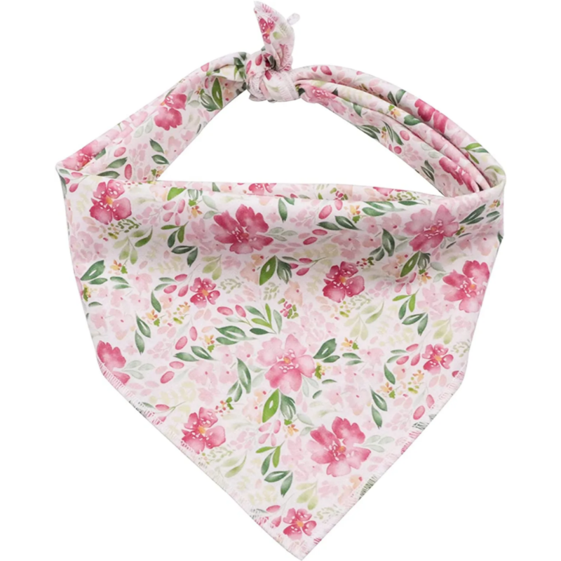 Cat Dog Kerchief Dog Triangle Bibs Scarf For Girl Or Boy-Paw Print Pad