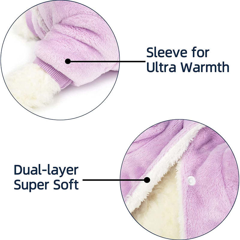 Dog Sweater, Dog Clothes, Dog Coat, Dog Jacket For Small Or Medium Dogs, Ultra Soft And Warm Cat Sweaters-Paw Print Pad