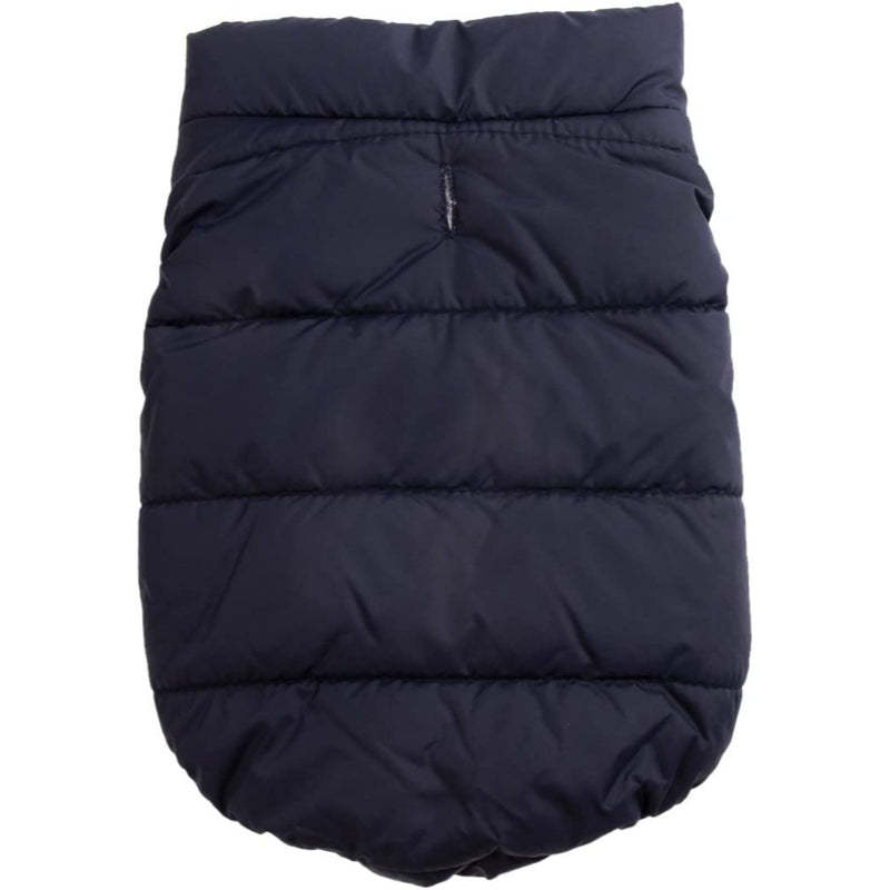 2 Layers Fleece Lined Warm Dog Jacket For Puppy Winter Cold Weather,Soft Windproof Small Dog Coat-Paw Print Pad