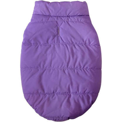 2 Layers Fleece Lined Warm Dog Jacket For Puppy Winter Cold Weather,Soft Windproof Small Dog Coat-Paw Print Pad