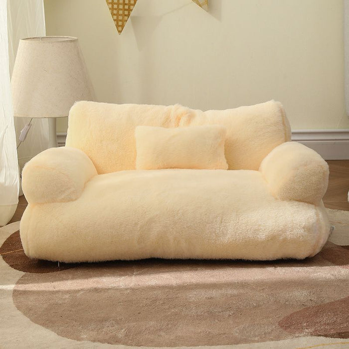 Comfortable Pet Sofa-Paw Print Pad