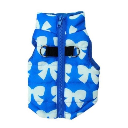 Print Dog Vest Jacket-Paw Print Pad