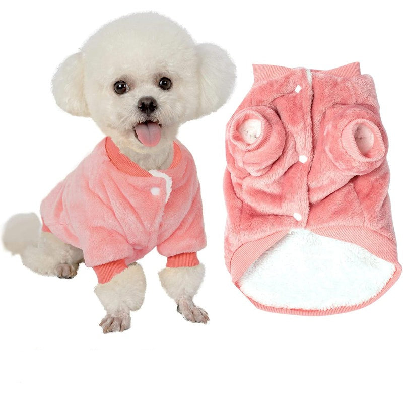 Dog Sweater, Pack Of 2 Or 1, Dog Clothes, Dog Jacket For Small Or Medium Dogs, Ultra Soft And Warm Cat Sweaters-Paw Print Pad