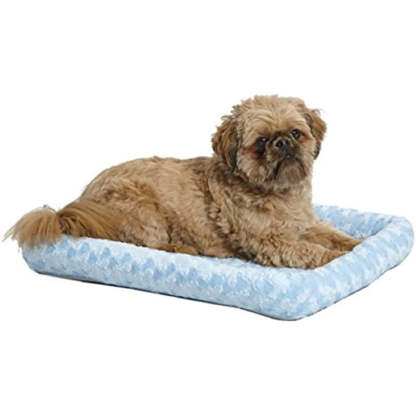 Ultra soft Synthetic Fur Bed For Dogs And Cat-Paw Print Pad