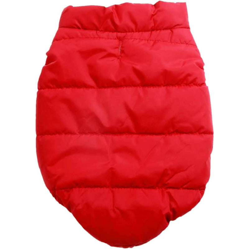 2 Layers Fleece Lined Warm Dog Jacket For Puppy Winter Cold Weather,Soft Windproof Small Dog Coat-Paw Print Pad