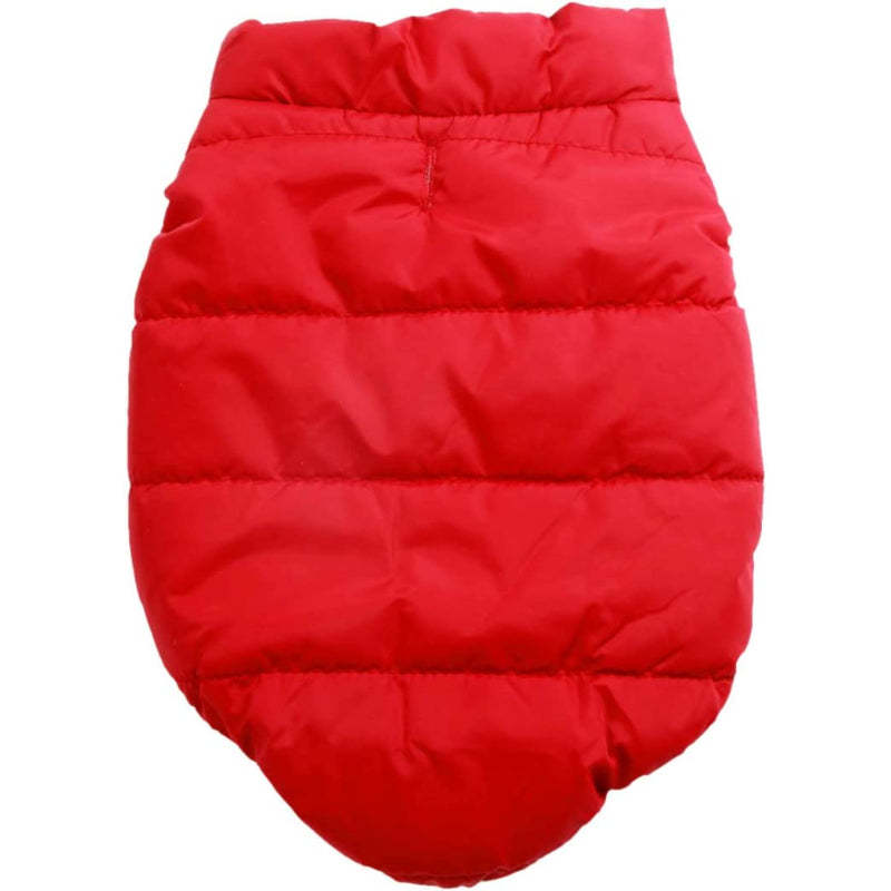 2 Layers Fleece Lined Warm Dog Jacket For Puppy Winter Cold Weather,Soft Windproof Small Dog Coat-Paw Print Pad