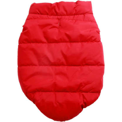 2 Layers Fleece Lined Warm Dog Jacket For Puppy Winter Cold Weather,Soft Windproof Small Dog Coat-Paw Print Pad