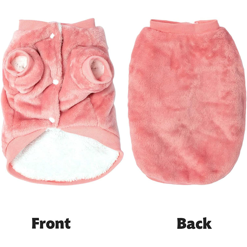 Dog Sweater, Pack Of 2 Or 1, Dog Clothes, Dog Jacket For Small Or Medium Dogs, Ultra Soft And Warm Cat Sweaters-Paw Print Pad