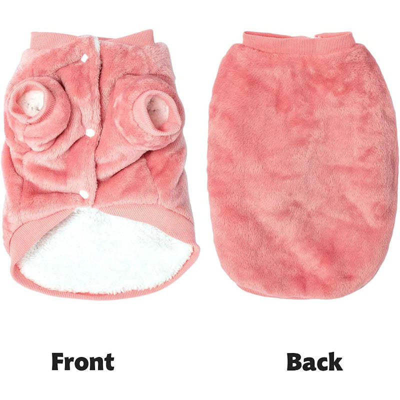 Dog Sweater, Pack Of 2 Or 1, Dog Clothes, Dog Jacket For Small Or Medium Dogs, Ultra Soft And Warm Cat Sweaters-Paw Print Pad