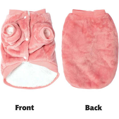 Dog Sweater, Pack Of 2 Or 1, Dog Clothes, Dog Jacket For Small Or Medium Dogs, Ultra Soft And Warm Cat Sweaters-Paw Print Pad