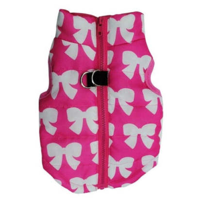 Print Dog Vest Jacket-Paw Print Pad