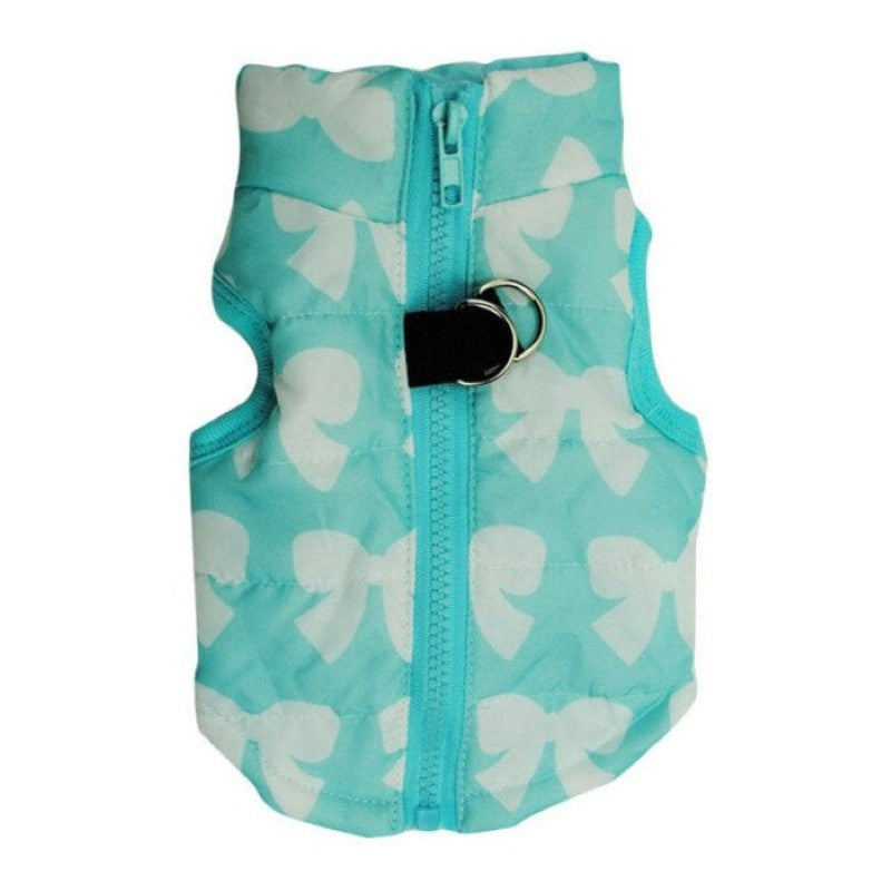 Print Dog Vest Jacket-Paw Print Pad