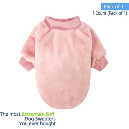 Dog Sweater, Dog Clothes, Dog Coat, Dog Jacket For Small Or Medium Dogs, Ultra Soft And Warm Cat Sweaters-Paw Print Pad