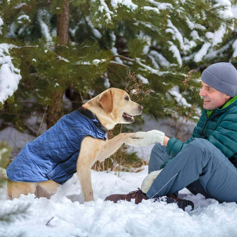 Dog Jackets For Winter, Cold Weather Coats For Dogs, Soft Winter Jackets Dogs, Dog Winter Vest For Small Medium And Large Dogs-Paw Print Pad