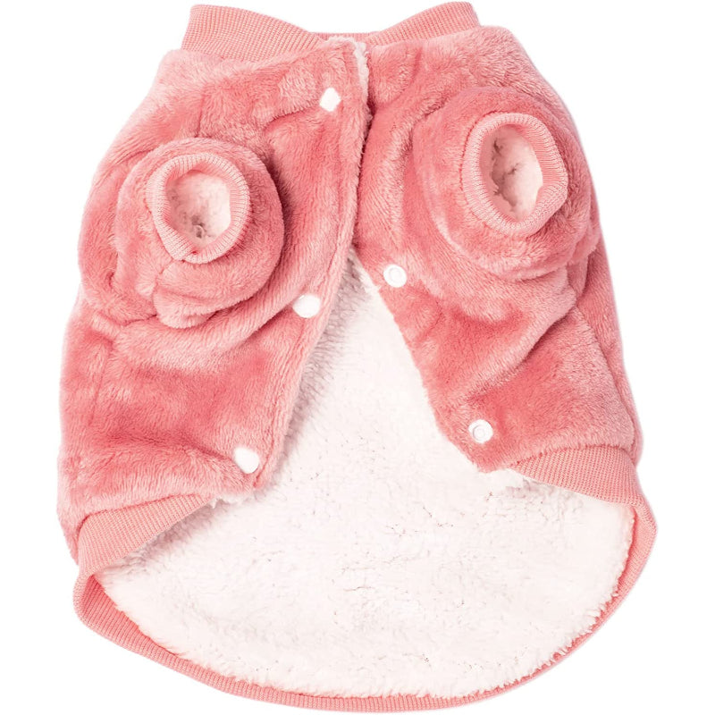 Dog Sweater, Pack Of 2 Or 1, Dog Clothes, Dog Jacket For Small Or Medium Dogs, Ultra Soft And Warm Cat Sweaters-Paw Print Pad