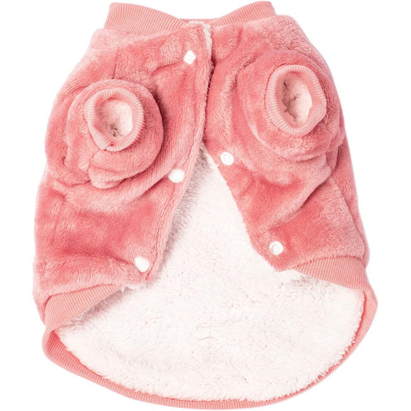 Dog Sweater, Pack Of 2 Or 1, Dog Clothes, Dog Jacket For Small Or Medium Dogs, Ultra Soft And Warm Cat Sweaters-Paw Print Pad