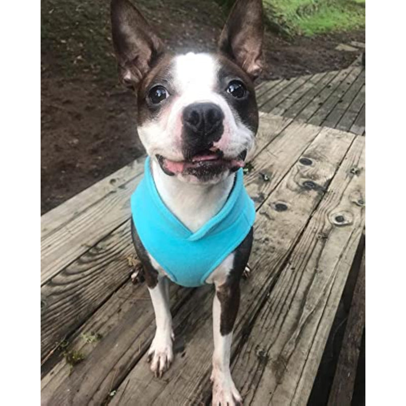 Fleece Vest Dog Sweater Fleece Dog Jacket With Cold Weather Clothes-Paw Print Pad