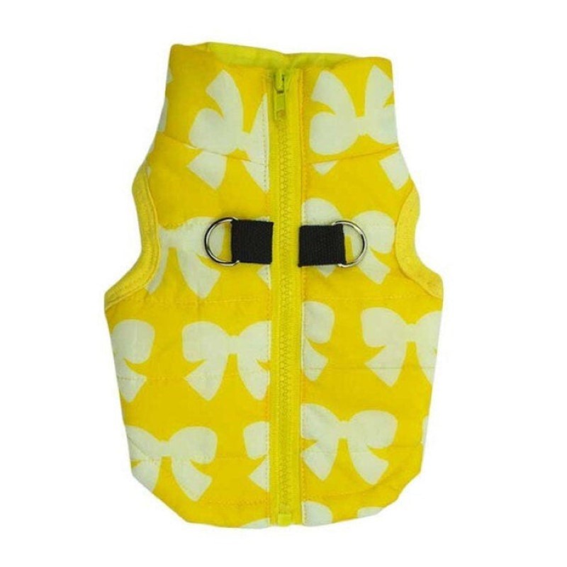 Print Dog Vest Jacket-Paw Print Pad