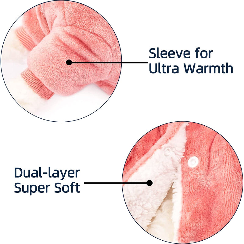 Dog Sweater, Pack Of 2 Or 1, Dog Clothes, Dog Jacket For Small Or Medium Dogs, Ultra Soft And Warm Cat Sweaters-Paw Print Pad