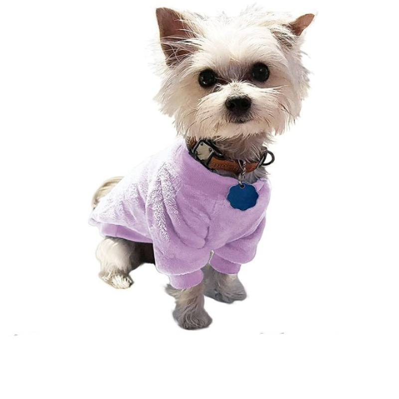 Dog Sweater, Dog Clothes, Dog Coat, Dog Jacket For Small Or Medium Dogs, Ultra Soft And Warm Cat Sweaters-Paw Print Pad