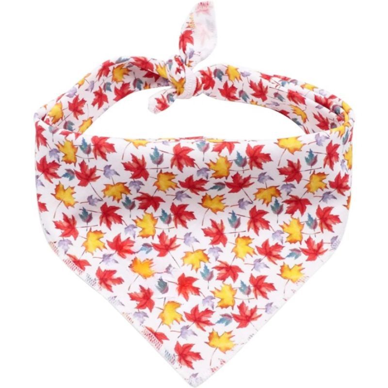 Dog Bandana For Small Medium Dogs, Cat Dog Kerchief Dog Triangle Bibs Scarf For Girl Or Boy-Paw Print Pad
