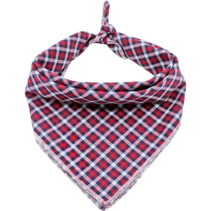 Dog Bandanas 1PC Washable Cotton Triangle Dog Scarfs For Small Large Dogs And Cats-Paw Print Pad