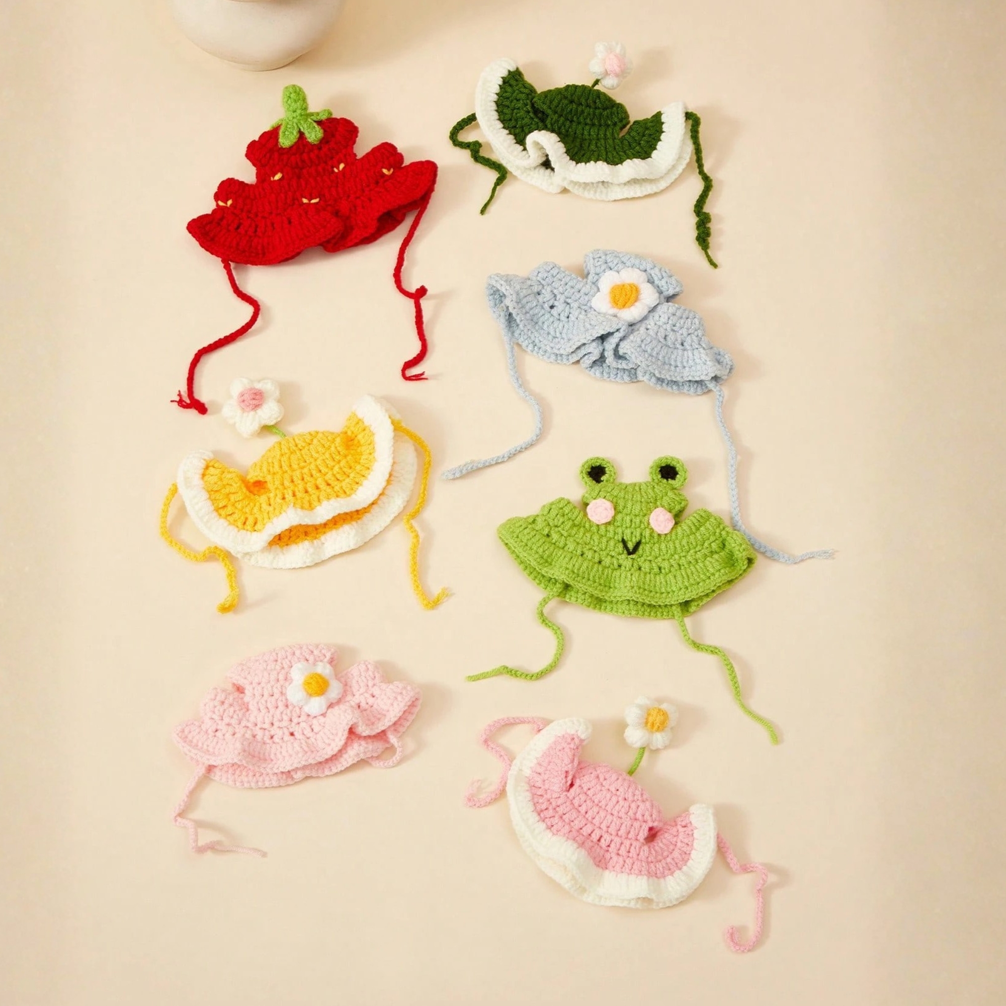 Handmade Knitted Animal Shaped Pet Hat