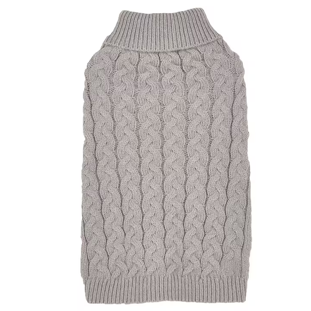 Casual Two Leg Dog Sweater Solid Color Knit for Small Dogs