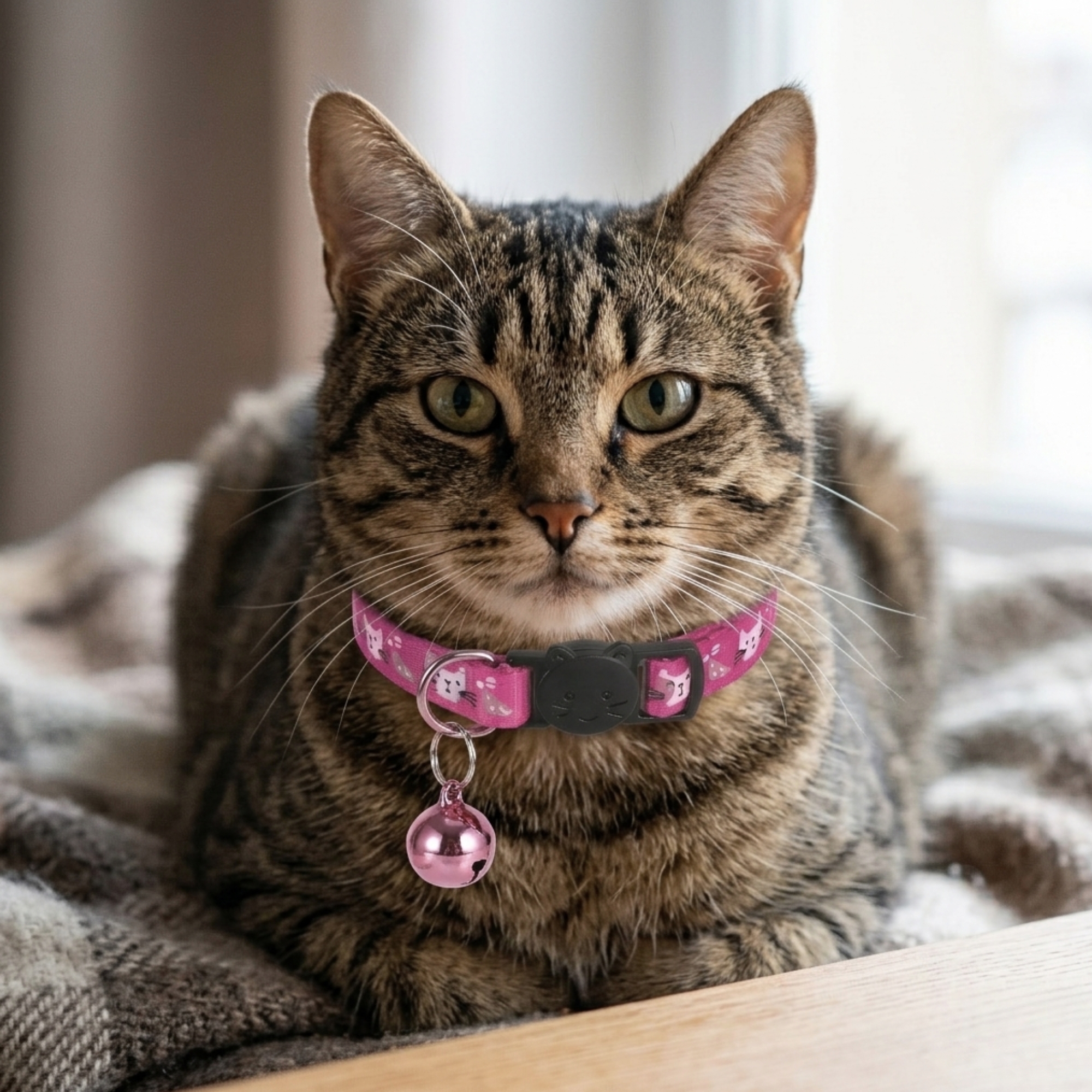 Pack Of 10 Adjustable Pet Collar Set With Bell