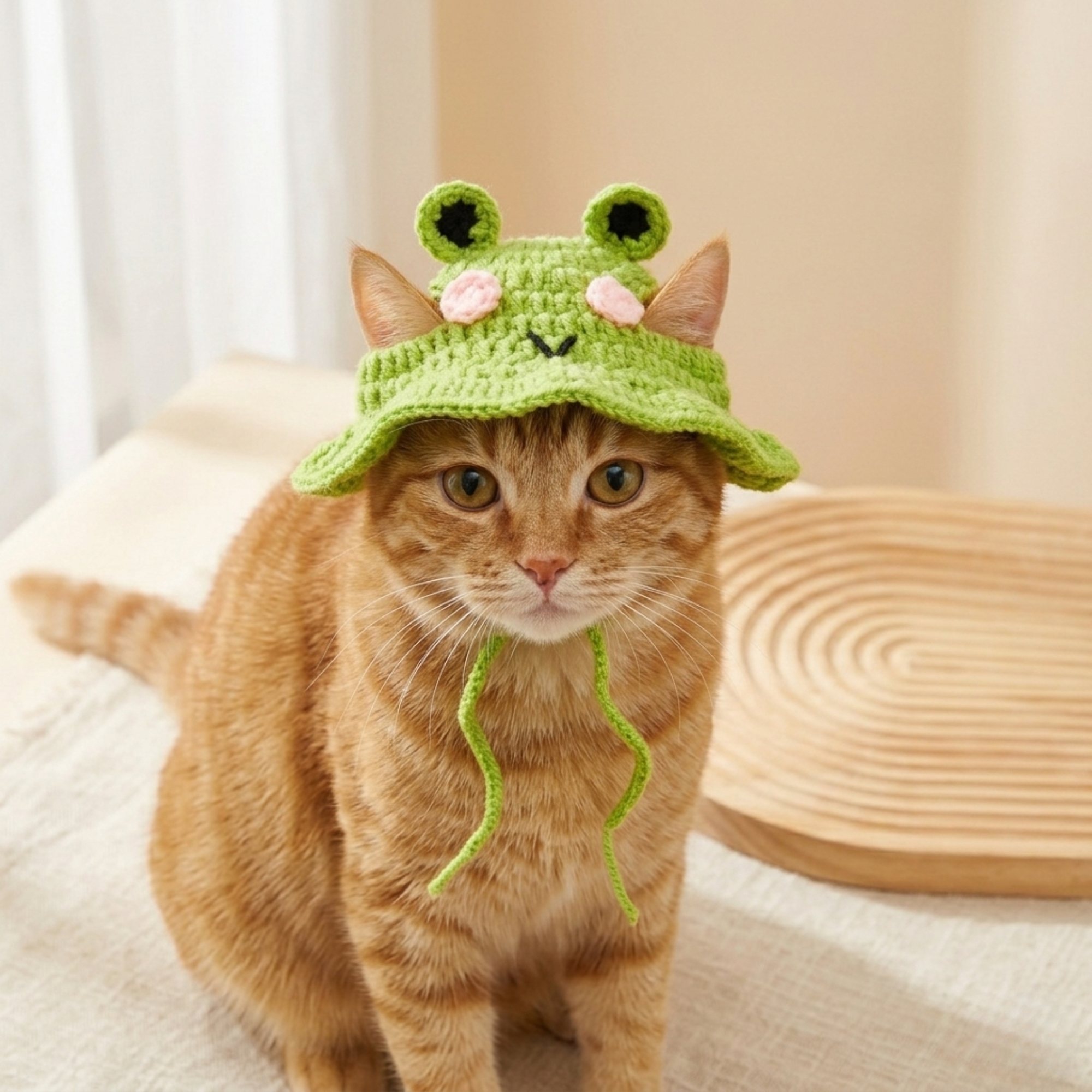 Handmade Knitted Animal Shaped Pet Hat