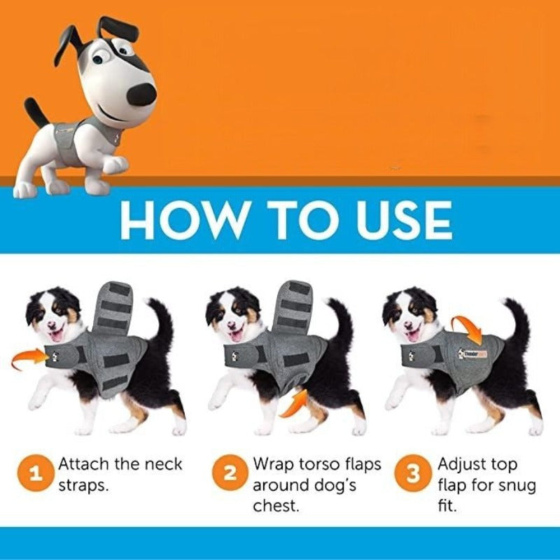 Dogs Clothing, Dog Jacket, Platinum, Large-Paw Print Pad