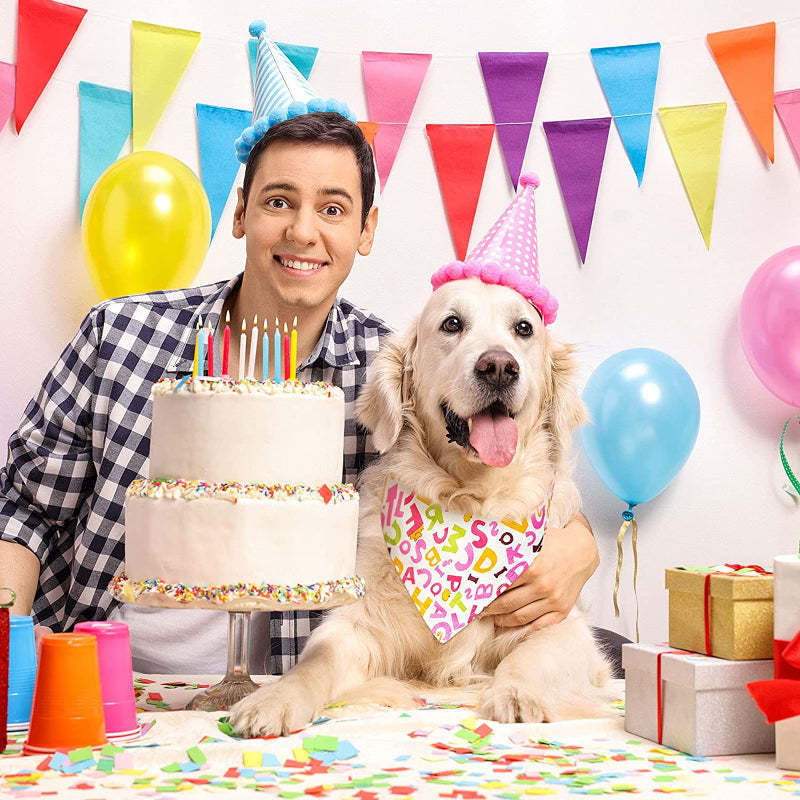 Sublimation Pet Bandana Heat Transfer Washable Triangle Dog Scarf-Paw Print Pad